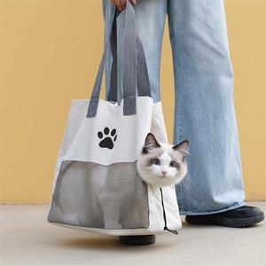 Bolsa de Transporte para Mascotas, Nueva y Económica, para Viajes al Aire Libre, para Perros Pequeños y Gatos, Bolso de Mano Portátil para Viajes, Bolsa de Transporte para Cachorros y Gatos - Product Image 1
