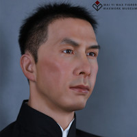 Figurine D'action De Renommée Mondiale Kung Fu Acteur Donnie Yen Chiffre De Cire de Silicone