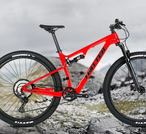 Bicicleta de Montaña MTB de Carbono con Suspensión Completa de 27.5/29 Pulgadas, Horquilla Neumática Remota de 120 mm, Poste de Asiento Telescópico para Freno de Disco Hidráulico M6100 de 12 Velocidades - Product Image 1