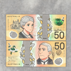 Thực Tế 20 50 100 Aud Polymer Prop Tiền Úc Theo Kiểu Chất Lượng Tốt Nhất Polymer Với Rõ Ràng Cửa Sổ Cho Chụp Khoan - Product Image 2