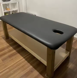 Cadres en bois confortables Corps Spa Pliant Portable Salon <span class=keywords><strong>de</strong></span> beauté du visage Lit <span class=keywords><strong>de</strong></span> <span class=keywords><strong>massage</strong></span> avec armoire <span class=keywords><strong>de</strong></span> rangement - Product Image 3