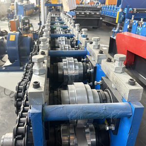 Machine de profilage de rails DIN en acier doux haute performance populaire pour usage de toiture avec contrôle PLC et engrenages et roulements - Product Image 4