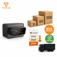 Échantillon 1 pièce 4G OBD Plug & Play OEM Traceur GPS OBD antivol avec positionnement en temps réel (GPS, BDS, LBS), géolocalisation et batterie de secours