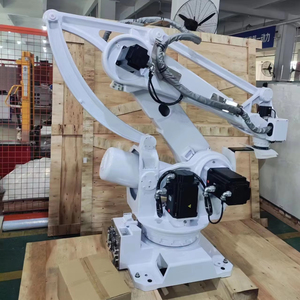 Mesin <span class=keywords><strong>Robot</strong></span> lengan palletisasi gudang otomatis 4 sumbu pengangkut tumpuk palet untuk kotak palet tas kondisi baru - Product Image 1