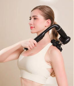 Pistola de Masaje 2 en 1 Totalmente Automática con Arco Curvo para Relajación Muscular, Martillo de Masaje en Forma de U, Masajeador Portátil de Mano - Product Image 1