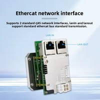 Controlador de Motor Paso a Paso con Bus EtherCAT de Circuito Abierto Eip EDM-QM01A, 16 E/S, 220V, Memoria de Datos, Compatible con Programación PLC, Automatización Industrial