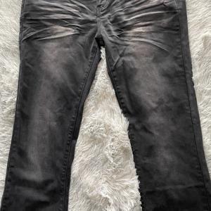 DENIMGUYS hommes Vintage maigre pantalon évasé haute rue décontracté empilé maigre Bootcut Denim <span class=keywords><strong>jean</strong></span> pantalon hommes - Product Image 5