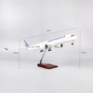 Modelo de Avión de Resina <span class=keywords><strong>Airbus</strong></span> <span class=keywords><strong>A350</strong></span>-<span class=keywords><strong>900</strong></span> de Air France a Escala 1/142 de 47 cm con Ruedas - Product Image 5