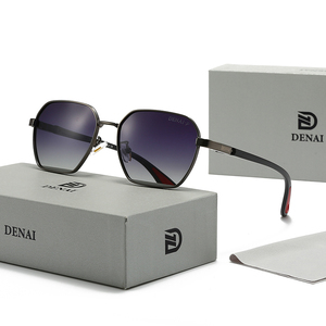 Gafas de Sol Redondas Cuadradas Extra Grandes Unisex M2502 con Logotipo Personalizado, Metálicas, Ligeras, para Todas las Temporadas, Gafas de Moda - Product Image 6