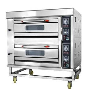 Four <span class=keywords><strong>à</strong></span> gaz Commercial 2 plateaux 4 plateaux four de <span class=keywords><strong>boulangerie</strong></span> machine <span class=keywords><strong>à</strong></span> pain pour restaurant, fours électriques <span class=keywords><strong>à</strong></span> <span class=keywords><strong>vendre</strong></span> - Product Image 5