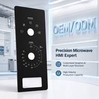 Film en polycarbonate pour panneau d'instrumentation, directement de l'usine, avec support adhésif et motif pré-imprimé, doté d'une fenêtre LCD
