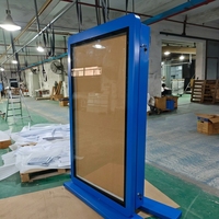 Armoire d'affichage numérique personnalisée, écran LCD étanche pour affichage publicitaire et kiosque d'information