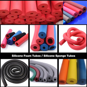 Tùy Chỉnh Silicone Bọt Grip Rỗng Xốp Ống Đen Silicone Cao Su Bọt Ống - Product Image 5