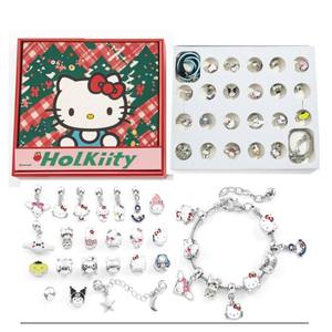 Cross-Border Cute Cartoon Anime Stitch DIY Pulsera con cuentas Pan's Christmas Stitch Blind Box Fashion Charm Accesorio - Product Image 4