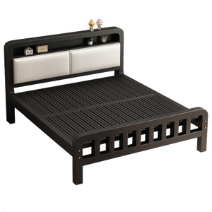 Cama <span class=keywords><strong>de</strong></span> Hierro para Hogar, Dormitorio Principal, Cama Doble <span class=keywords><strong>de</strong></span> 1.5 Metros, Individual para Dormitorio, <span class=keywords><strong>de</strong></span> Hierro Reforzado para <span class=keywords><strong>Cuarto</strong></span> <span class=keywords><strong>de</strong></span> Alquiler con Cama <span class=keywords><strong>de</strong></span> Hierro <span class=keywords><strong>de</strong></span> 1.2 Metros - Product Image 6