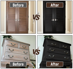 Vernice Opaca Effetto Gesso per Mobili in Legno, Impermeabile, Non Tossica e Inodore, per Rinnovare Armadietti da Cucina, Culle, Scrivanie, Guardaroba - Product Image 3