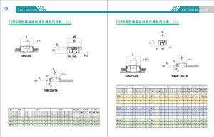 リニアガイドレールYDR12A1UU + 60/100R ARCリニアガイドCNC機械部品 - Product Image 5