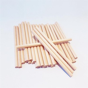 Bâtons ronds en bambou jetables naturels biodégradables de crème glacée de Popsicle - Product Image 3