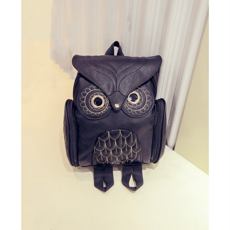 black owl mini backpack Gardens Small Tworgis Carry a touch of wizarding magic everywhere you go with this Harry Potter Owl Post Mini Backpack 3D Owl Waterproof Mini Backpack