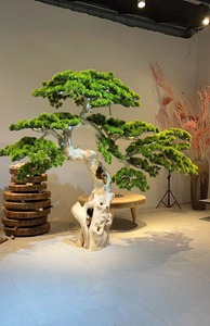 <span class=keywords><strong>Petit</strong></span> arbre artificiel en cèdre et pin, plante artificielle très vendue pour la décoration de mariage en intérieur et en extérieur - Product Image 5