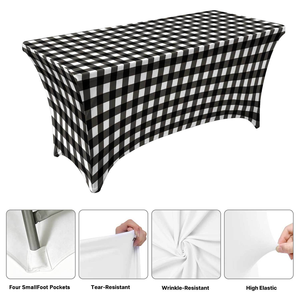 Mantel Elástico de Spandex Sólido, Ajustable y Antiarrugas, Lavable, para Eventos, Fiestas y Bodas - Product Image 4