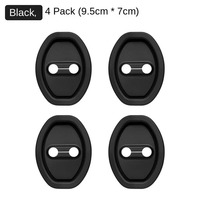 Protection de serrure de porte de voiture en silicone, amortisseur de chocs, couvre-serrure de porte de voiture, couvre-loquet de porte de voiture en caoutchouc