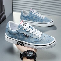Chaussures en toile pour hommes, coupe basse, décontractées, respirantes, semelle plate, antidérapantes et résistantes à l'usure, baskets simples et confortables