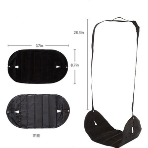 Reposapiés de espuma con memoria ajustable �C Hamaca de pie de avión con hebilla, soporte de alta densidad para comodidad de viaje - Product Image 6