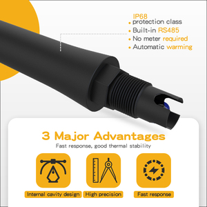 חיישן <span class=keywords><strong>pH</strong></span> דיגיטלי GAIMC GEC-pH485 RS485 לשימוש תעשייתי עם פלט 4-20mA לניתוח איכות מים - Product Image 3