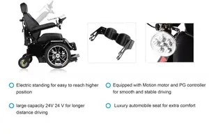 JL New Product Z01 Standing Full Function Stand Up Power Electr Wheelchair For Dubai