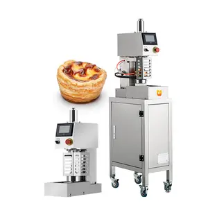 Bakery use semi automatic portuguese egg tart machine egg tart press machine