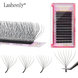 Chất Lượng Cao 8D W Hình Dạng Khối Lượng Cá Nhân Lông Mi Giả Dễ Dàng Để Áp DỤNG Clover Nhãn Hiệu Riêng Lash Phần Mở Rộng - Product Image 1