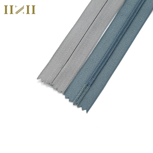 Sản xuất bán buôn 3 # đầy màu sắc vô hình dây kéo nylon Ren Vải băng dây kéo cho may mặc quần túi ẩn răng Nylon dây kéo - Product Image 3