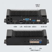 Mini PC sin Ventilador RK3576S para Señalización Digital, 4GB RAM, 64GB EMMC, Android 14, Debian 12, NPU AI de 3TOPS, Reproductor Multimedia con Pantalla 4K HDMI