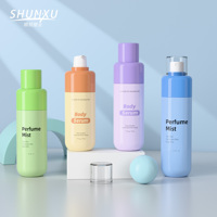 Bouteilles de lotion solaire pour le corps en plastique PET personnalisées et colorées de 100, 120 et 150 ml, flacons à pompe pour cosmétiques, soins de la peau, vaporisateur fin pour le visage