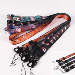 徽章卷轴卡座钥匙扣挂绳，带个性化标志运动队电话挂绳 - Product Image 4