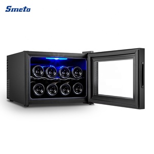 <span class=keywords><strong>Enfriador</strong></span> <span class=keywords><strong>de</strong></span> Vino Termoeléctrico con Puerta <span class=keywords><strong>de</strong></span> Vidrio Eléctrica para 8 Botellas <span class=keywords><strong>de</strong></span> 23L - Product Image 2