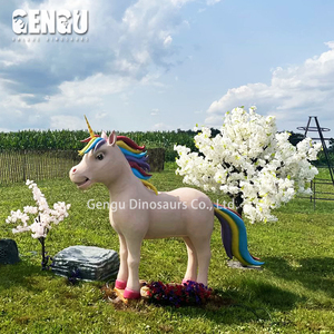 Mô hình hoạt hình kỳ lân cầu vồng cho trang trại phim hoạt hình kỳ lân trang trí - Product Image 2