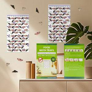 प्लास्टिक फ्लाई ट्रैप्स, रसोई के अलमारी और पैंट्री के लिए 12-पैक कीट नियंत्रण निगरानी जाल - Product Image 2