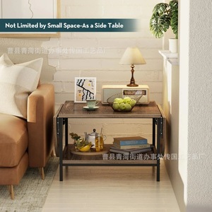 Mesa de Centro Moderna de Madera, Plegable y Móvil, para Espacios Pequeños, Sala de Estar, Balcón - Product Image 1