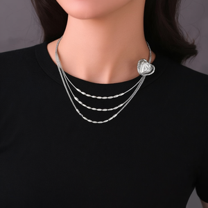 Chic Fashion Layered Necklace Set-CBBA-224 - Product Image 3