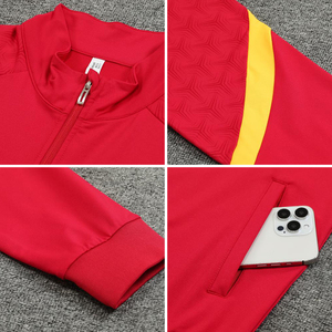 เสื้อเชิ้ตแขนยาวซิปหน้าลายเรขาคณิตสำหรับผู้ชาย ผ้าโพลีเอสเตอร์แห้งเร็ว สวมใส่สบายๆ สำหรับฤดูใบไม้ร่วง คอตั้ง แขนยาวเต็มตัว - Product Image 6