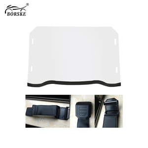 Resistente a los arañazos Instalación rápida Seguridad Medio PMMA UTV Parabrisas para Polaris RZR S <span class=keywords><strong>1000</strong></span>: 2016 + - Product Image 3