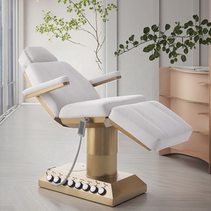 Cama de Masaje Facial Curva de Lujo, Cama Cosmética Eléctrica, Cama de Belleza Rosa para Salón de Belleza, Multifuncional - Product Image 3