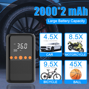Kompresor Udara <span class=keywords><strong>Mini</strong></span> Portabel Tanpa Kabel, Pengisi Ban Cepat 12V/DC dengan Layar Digital untuk Mobil Sepeda Motor Distributor - Product Image 5