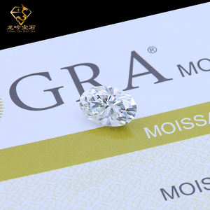 Белый муассанит овальной огранки D VVS с сертификатом GRA, свободный камень для ювелирных изделий - Product Image 3