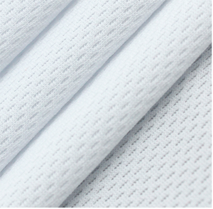 Hot Bán 100% <span class=keywords><strong>Polyester</strong></span> Bird's-Eye Lưới Thể Thao Nệm Vải Nhanh Chóng Làm Khô Thoáng Khí Dệt Kim Vải Cho Cô Gái Hàng May Mặc - Product Image 5