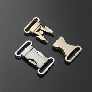Metal Side Release Buckle Alloy Silver Black Bronze Gunmetal Light Gold Durable Bags <b>Webbing</b> Hardware Spring 2022 - Product Image 1