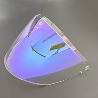 Visière de casque anti-UV compatible avec le casque ouvert LS2 OF626, utilisable de jour comme de nuit, disponible pour la personnalisation OEM en usine