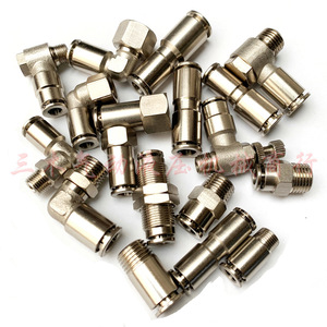 Stainless Steel <b>Quick</b> Connect Tee T Type PB8 02 External Thread <b>Connector</b> PB4 M6 PB4 02 Pneumatic Fittings - Product Image 2